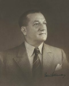 Porträt des Firmengründers Paul Hellermann um 1950